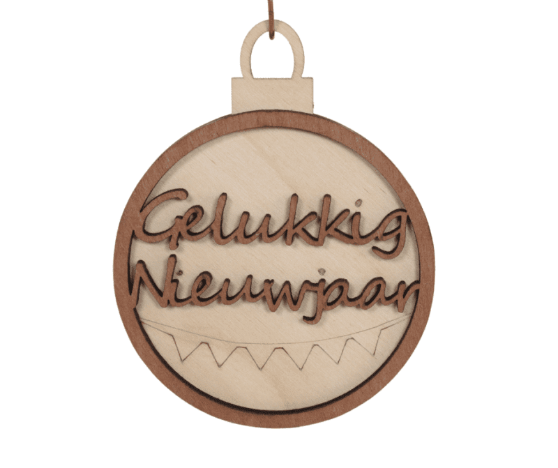 Kerstbal | zalig kerstfeest en gelukkig nieuwjaar - Afbeelding 4