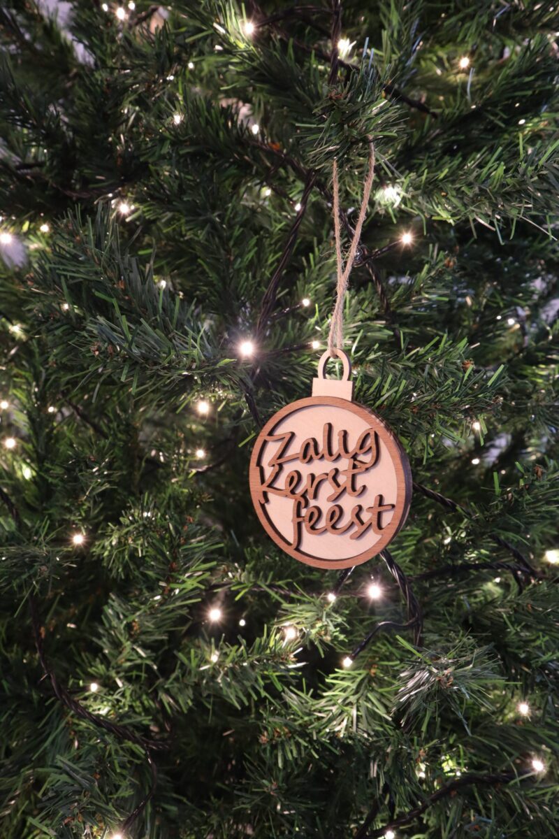Kerstbal | zalig kerstfeest en gelukkig nieuwjaar - Afbeelding 3