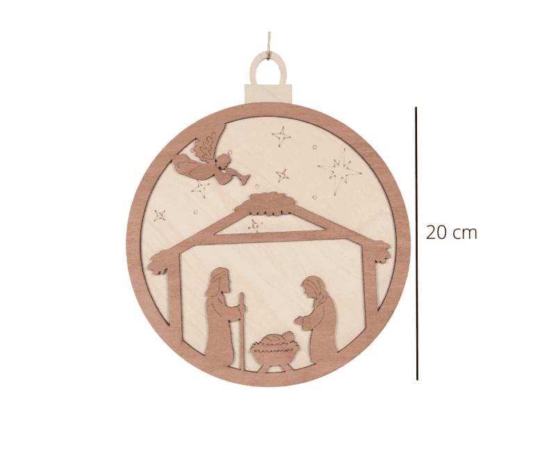 Raamhanger | Kerststal (20cm)