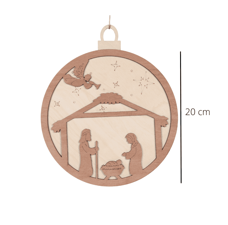 Raamhanger | Kerststal (20cm)
