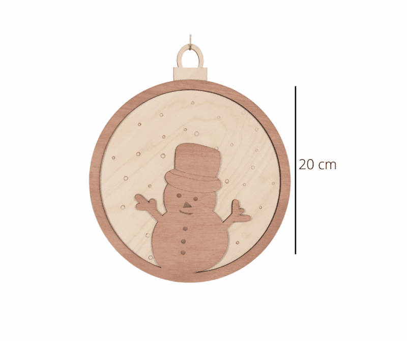 Raamhanger | Sneeuwpop (20cm)