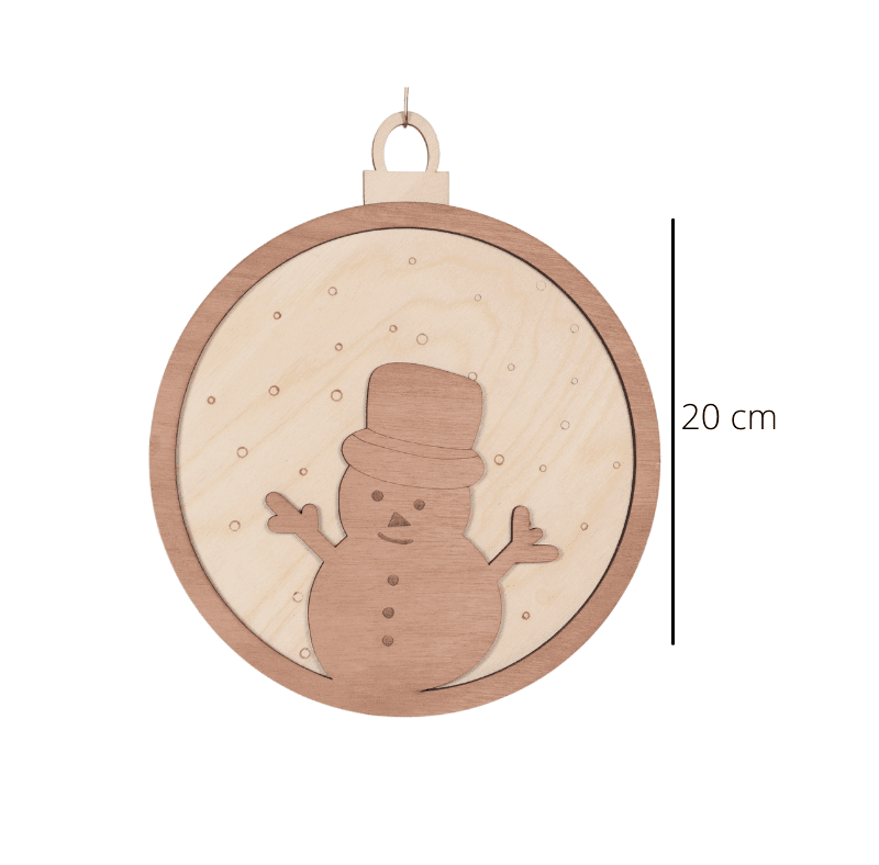 Raamhanger | Sneeuwpop (20cm)