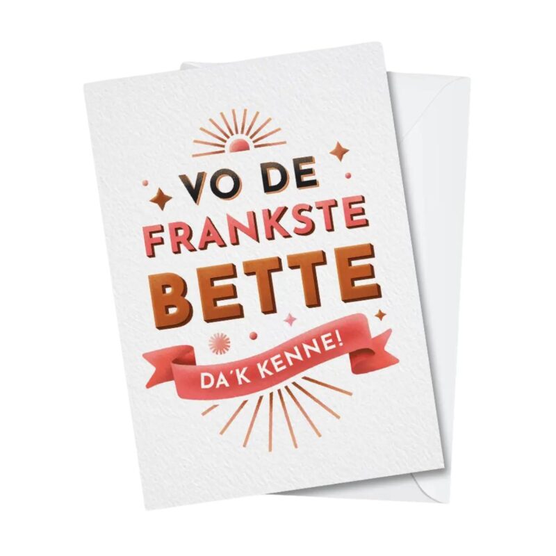Vo de frankste bette!